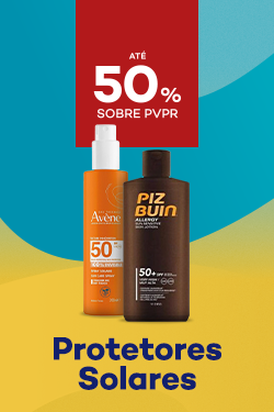 Protetores solares com até 50% sobre preço de Venda ao Público Recomendado
